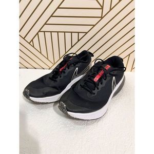 Nike Men's Air Zoom Arcadia Slip-On Sneaker Shoes Black Silver White Size 6Y